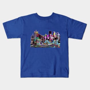 Pittsburgh in graffiti Kids T-Shirt